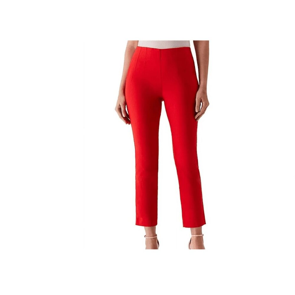 Rafaella True Red Stretch Ankle Pants - Pick Size